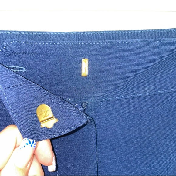 St John Emma Longe Straight Leg Ankle Women’s Pant in Marine NWT Size 10 - Picture 14 of 15